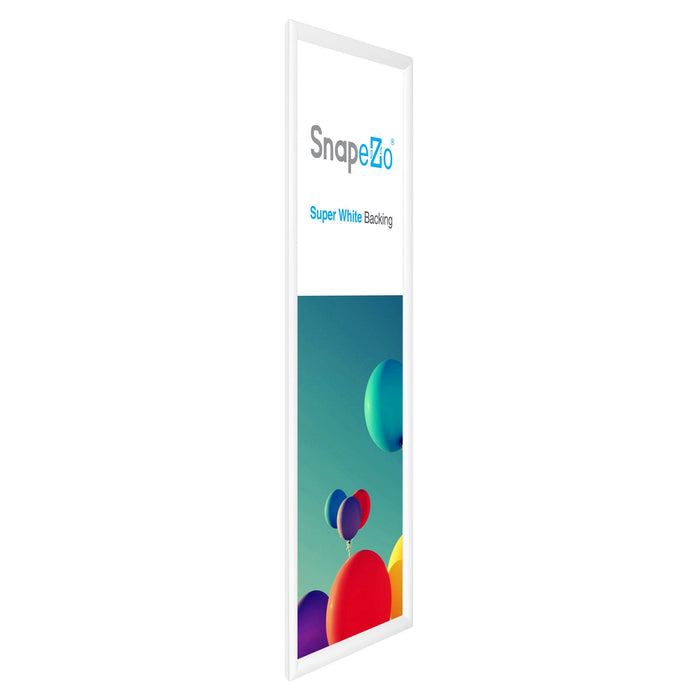 10x32 White SnapeZo® Snap Frame - 1.2" Profile