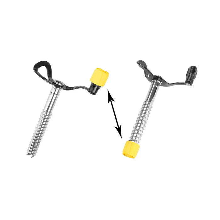 grivel ice screw caps on the tip or handle