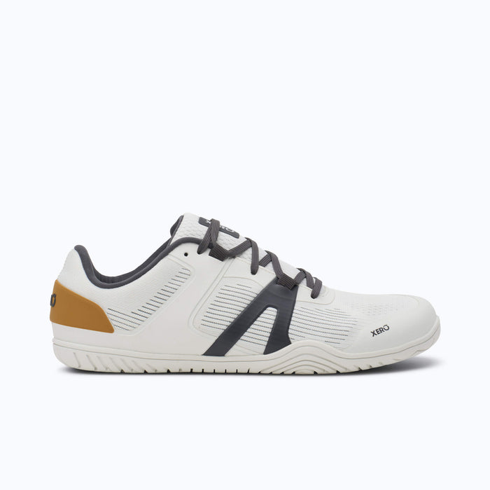 Xero Shoes 360 Rally Women Shoe in White with Gray Shoelace and with Toe Facing Right