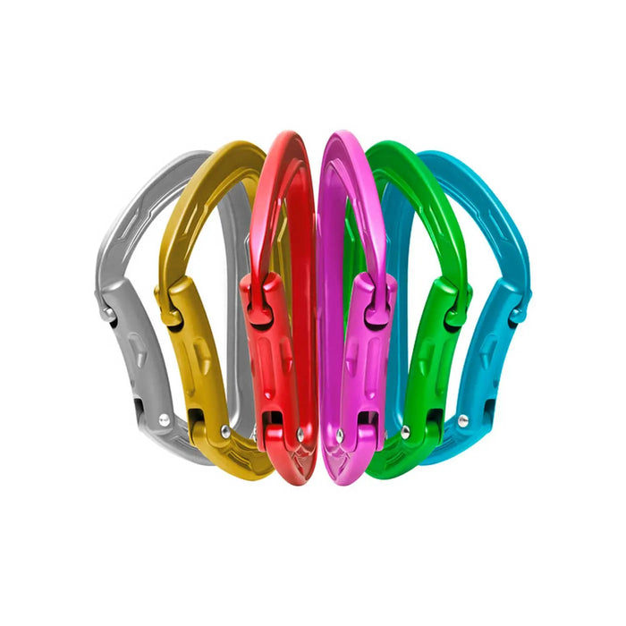 edelrid mission bent gate carabiner 6 pack climbing hardware