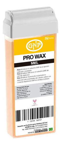 6x Cartucho Roll On Miel Gnp Recambio Depilación Pro