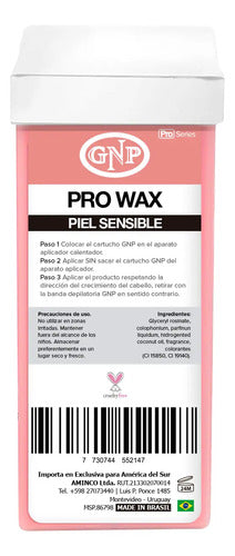 6x Cera Depilatoria Rollon Rosa Gnp Depilación Sensible Nice
