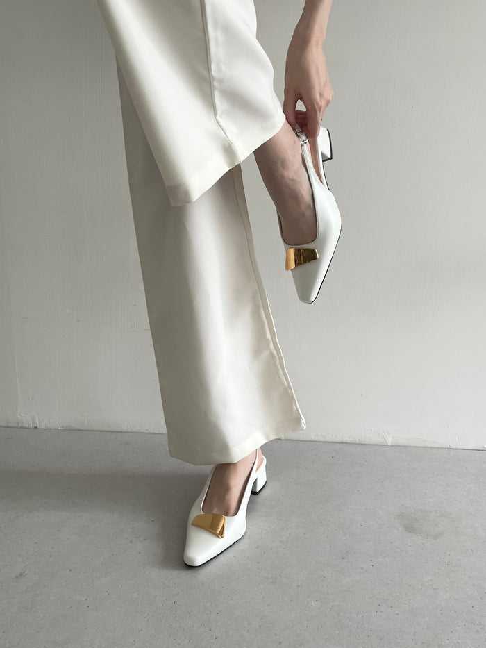Meiya Heels | White