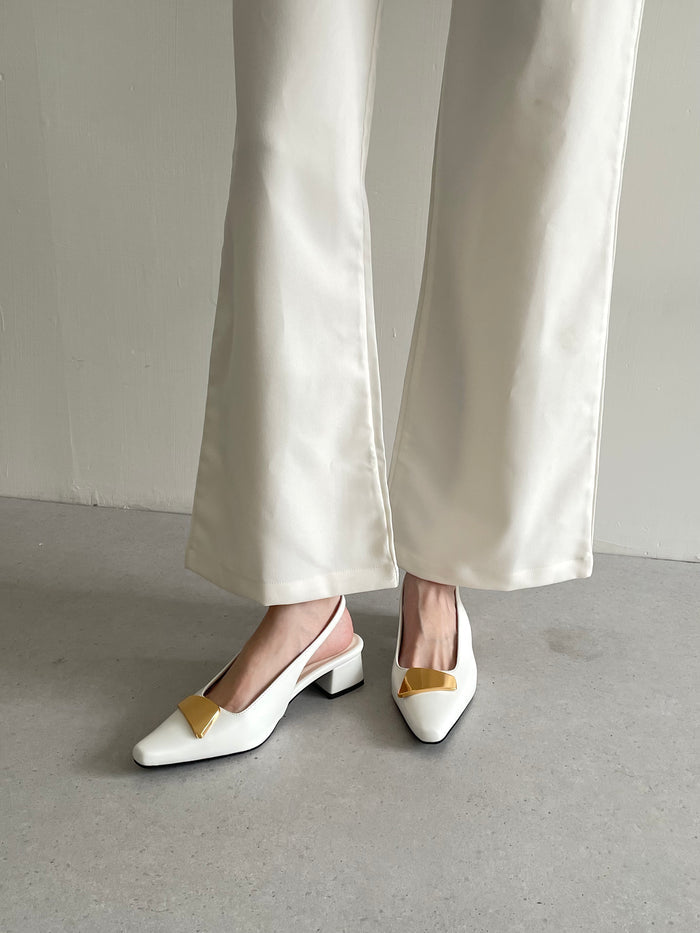 Meiya Heels | White