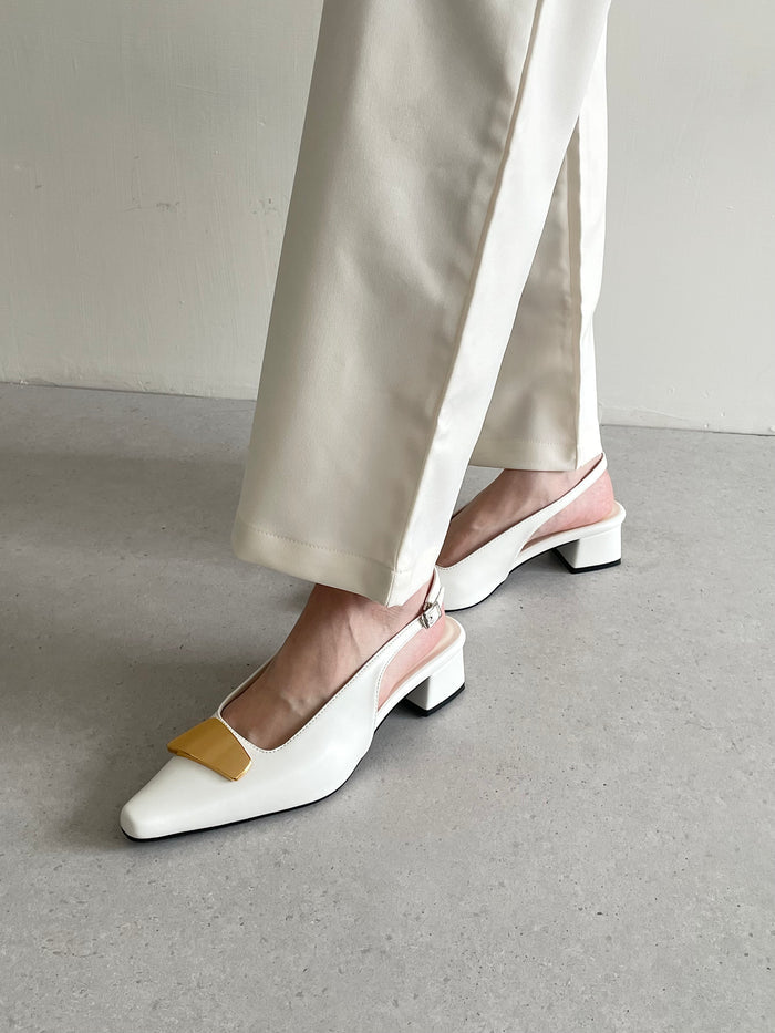 Meiya Heels | White