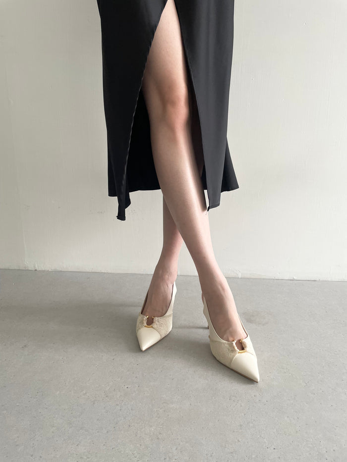 Lian Heels | Ivory
