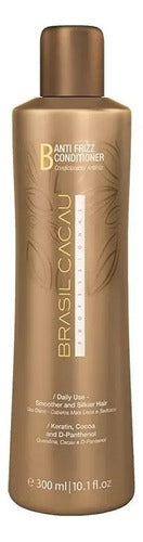 Acondicionador Anti Frizz Brasil Cacau 300ml Hidratación