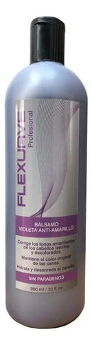 Acondicionador Violeta Anti Amarillo Flexuave 980 Ml
