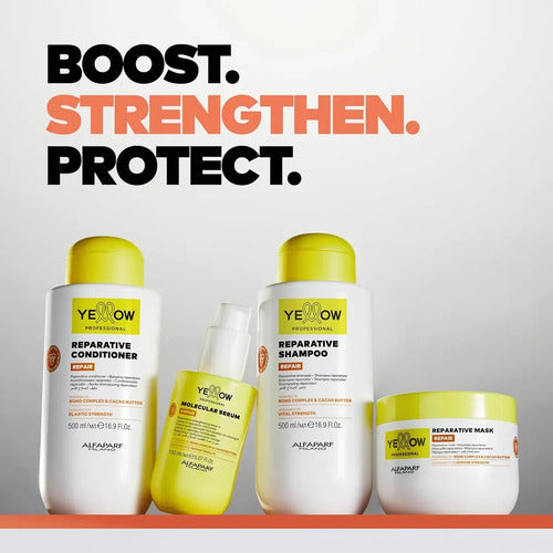 Acondicionador Yellow Alfaparf Repair 500ml Reparador Para Cabello Danado
