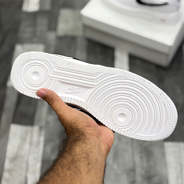 AF-1 White Black Swoosh Premium Batch - ShoesRepublic