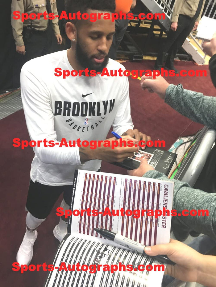 Allen Crabbe Brooklyn Nets Signed Autographed Black #33 Jersey JSA COA
