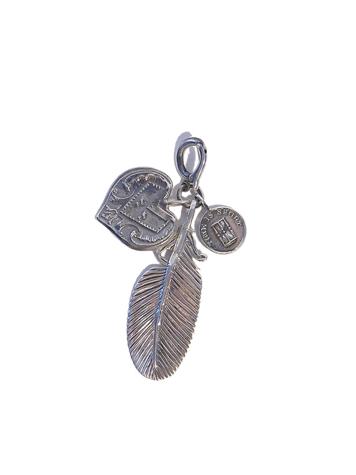 ancient coin charm IX