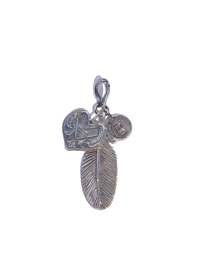 ancient coin charm IX