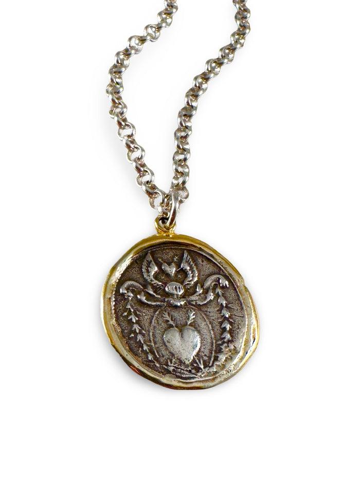 Angel Heart Sterling Pendant