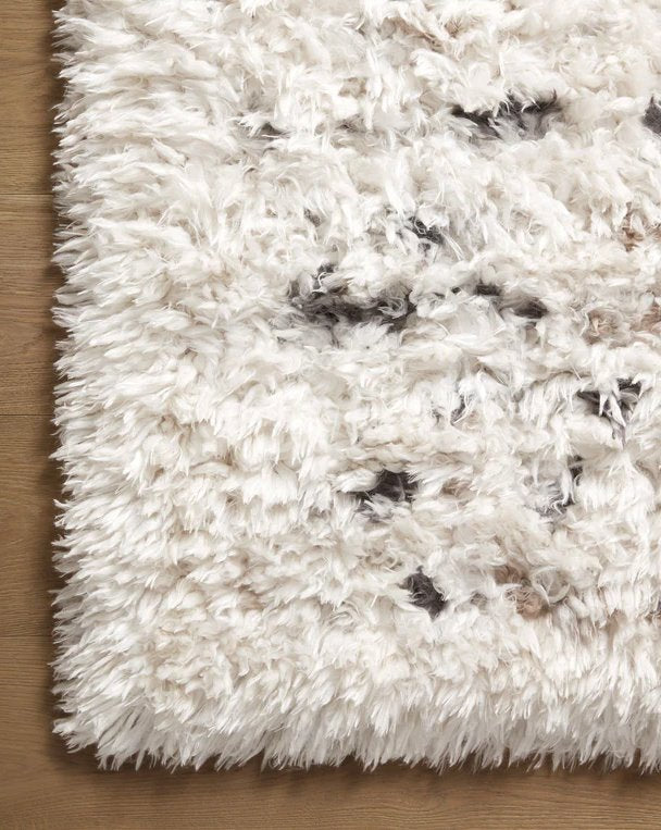 Angela Rose x Loloi Amira Rug in Ivory/Multi: Up-Close Product View