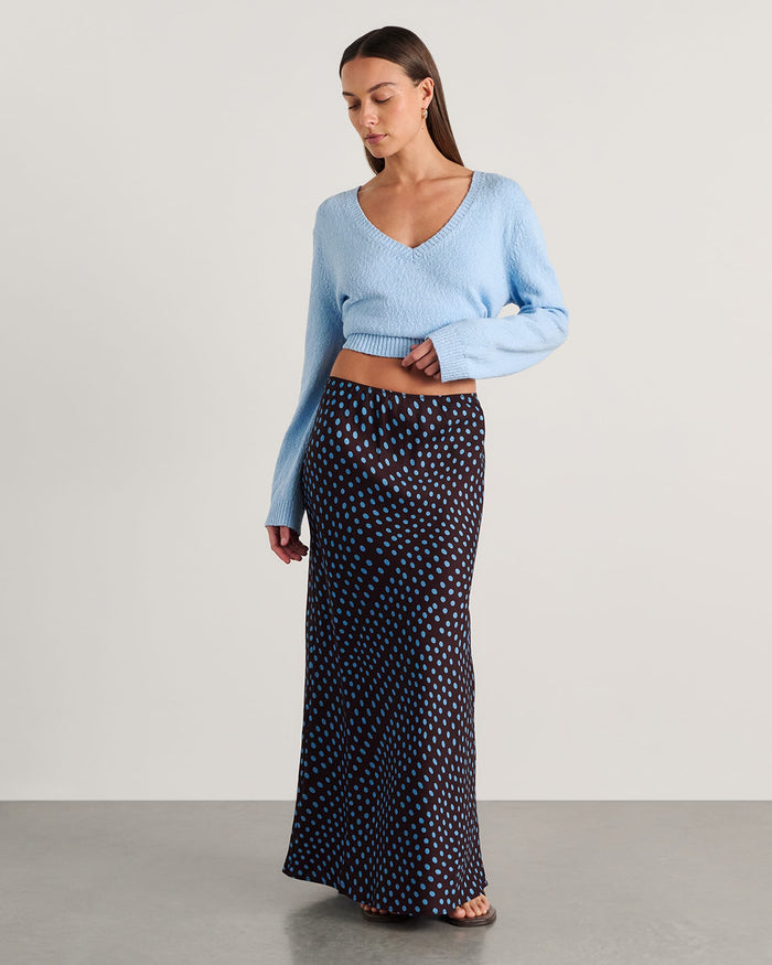 JAG ania maxi skirt brownmulti