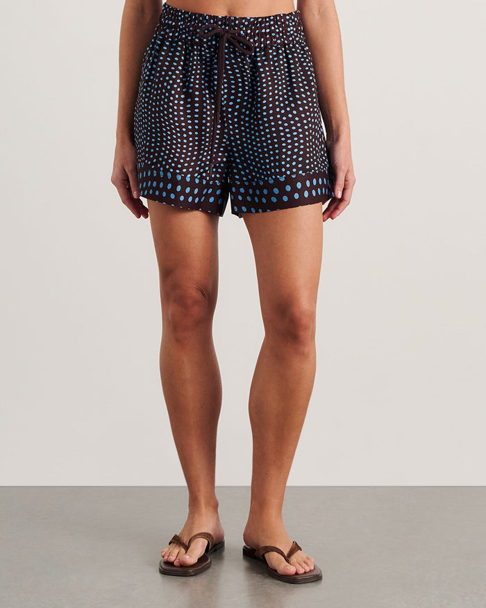 JAG ania spot short brownmulti