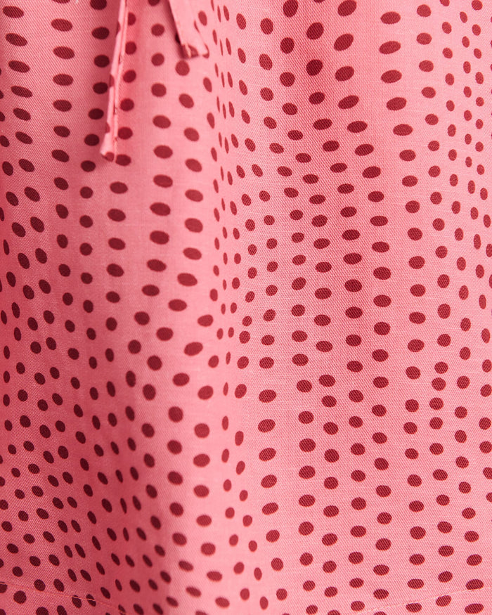JAG ania tie mini dress pinkmulti