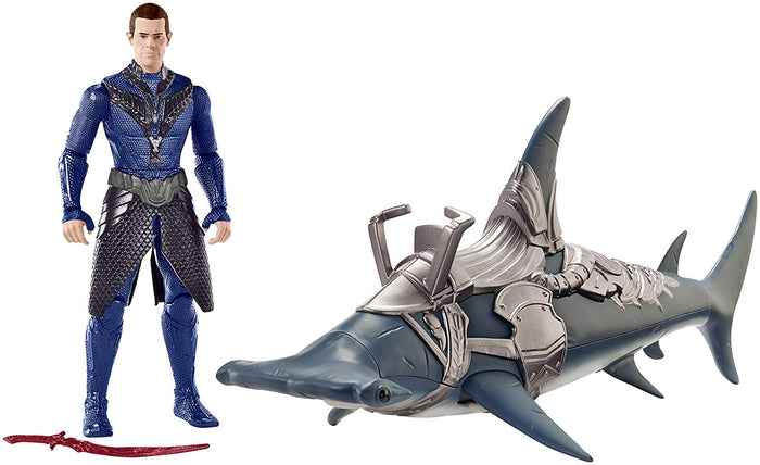 AQUAMAN VULKO Figure & HAMMERHEAD SHARK