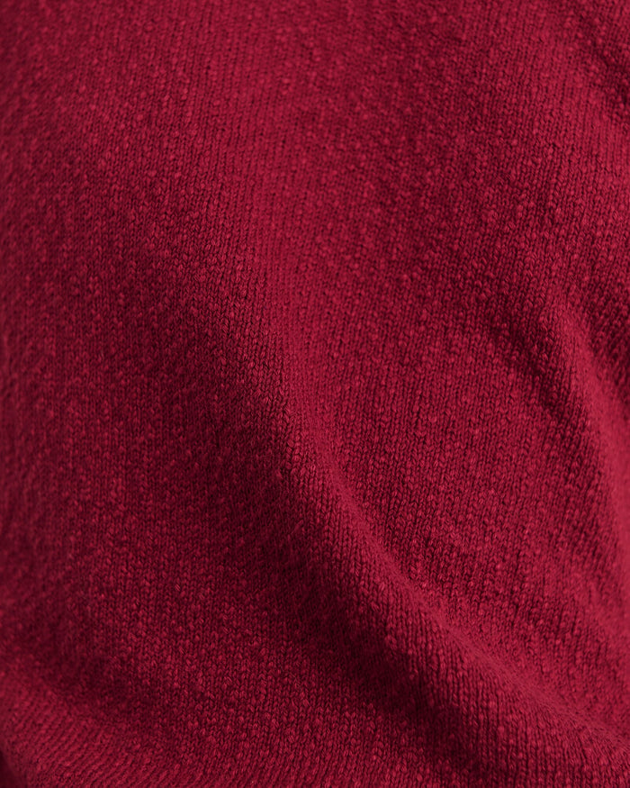 JAG arden off shoulder knit wine