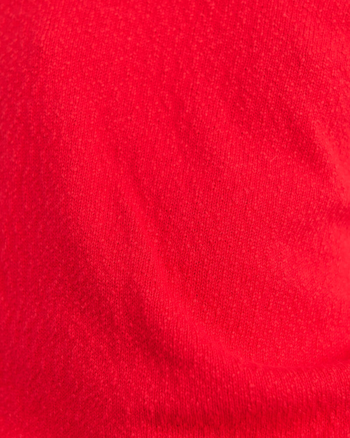 JAG arden off shoulder knit brightred