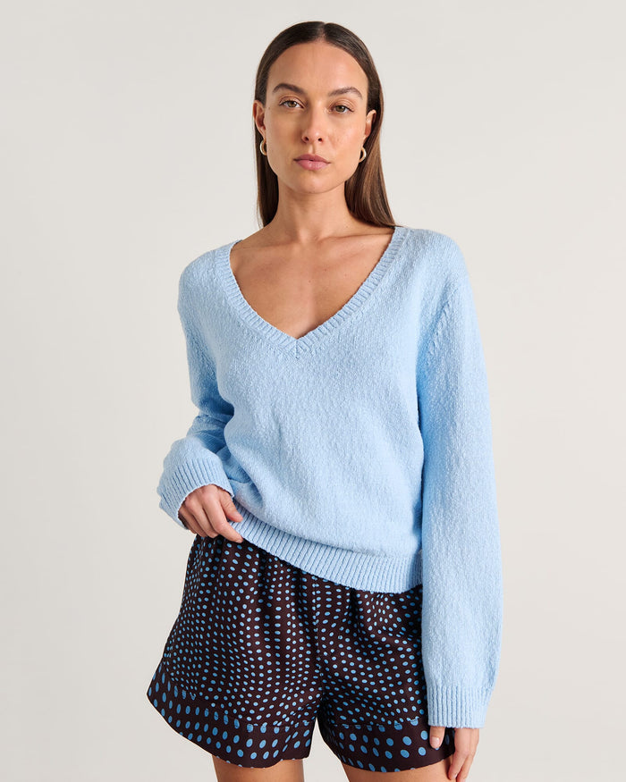JAG arden long sleeve top paleblue