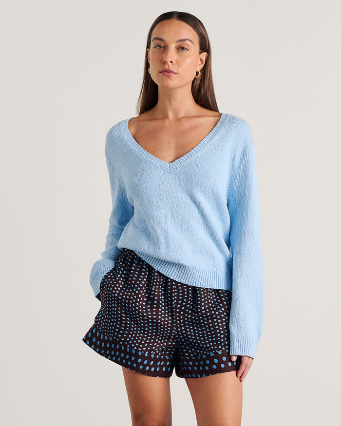 JAG arden long sleeve top paleblue