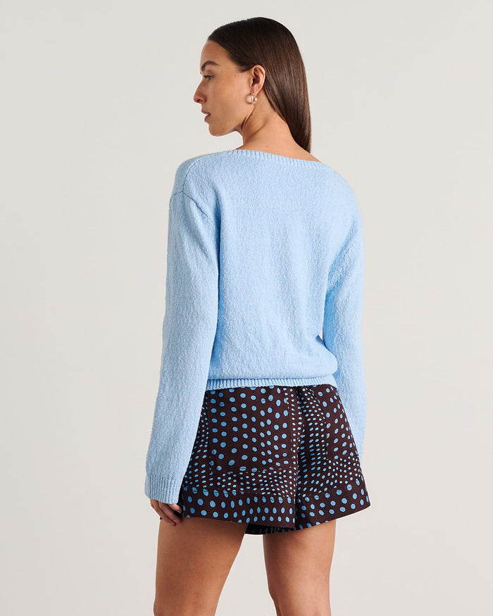 JAG arden long sleeve top paleblue