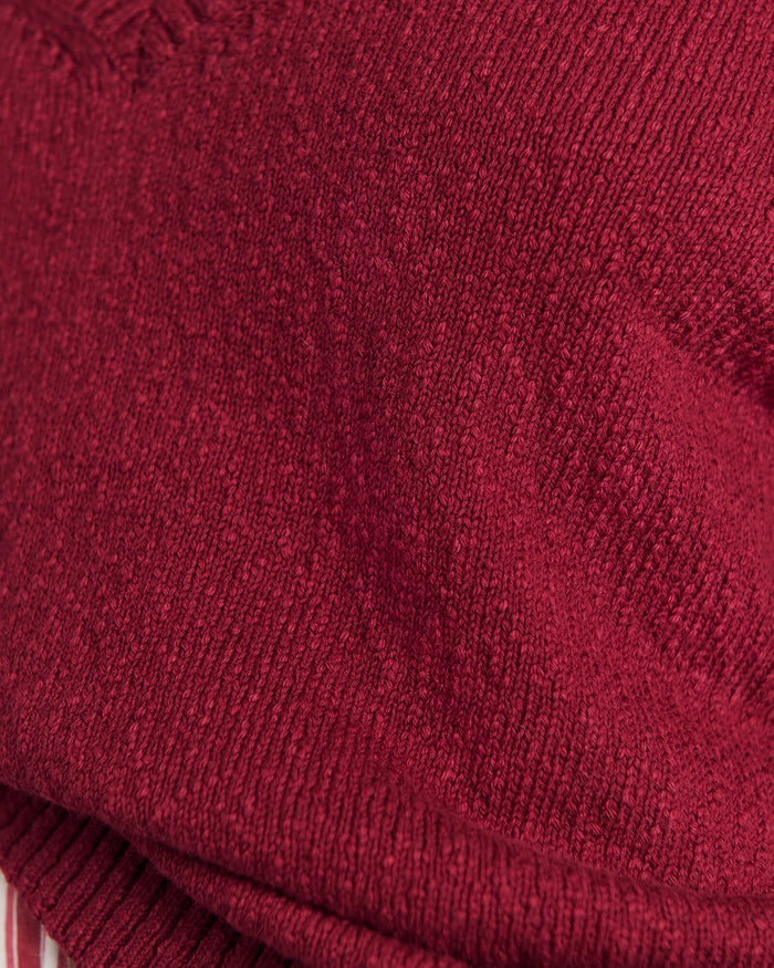 JAG arden long sleeve top burgundy
