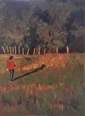 ARSENIO AGUILAR - Niño viendo su sombra