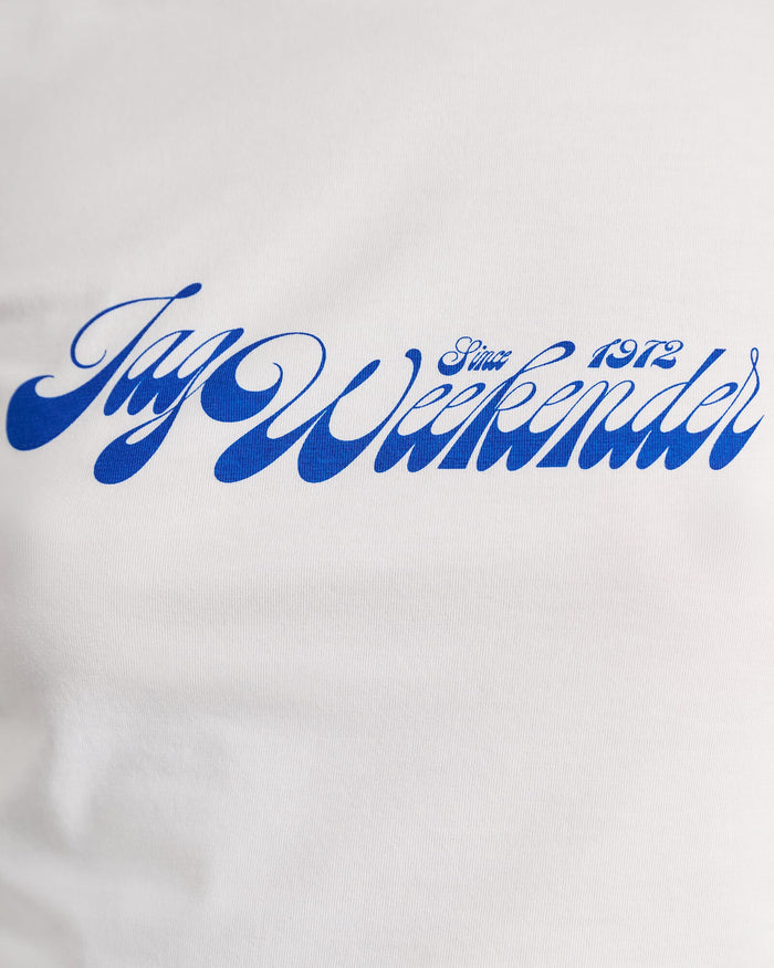 JAG aston baby tee whiteblue