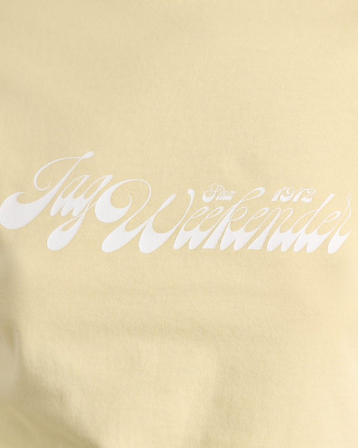 JAG aston baby tee yellowwhite