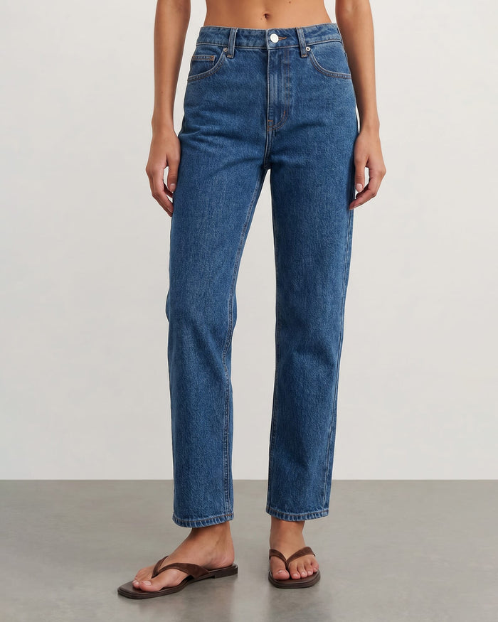 JAG bambi crop jean bluewash