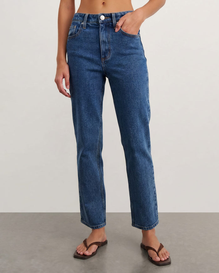 JAG bambi crop jean bluewash