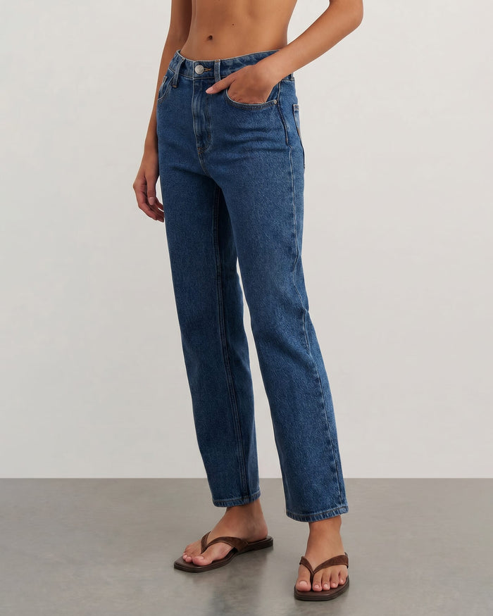 JAG bambi crop jean bluewash