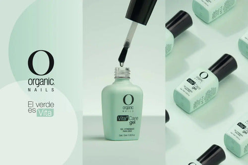 Base Vita 2 Care Organic Nails 15ml Con Vitamina E Blanco