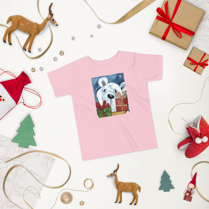 Bear - Toddler Short Sleeve Tee - Vichy's Art