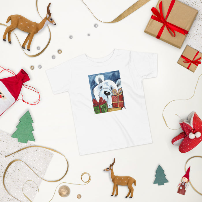 Bear - Toddler Short Sleeve Tee - Vichy's Art