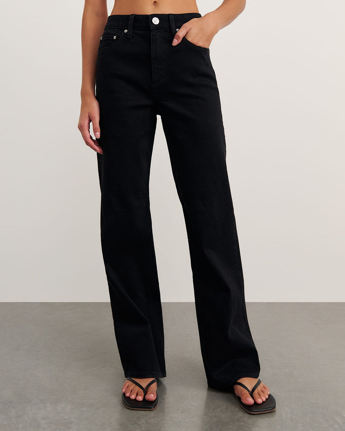 JAG billie wide leg jean black