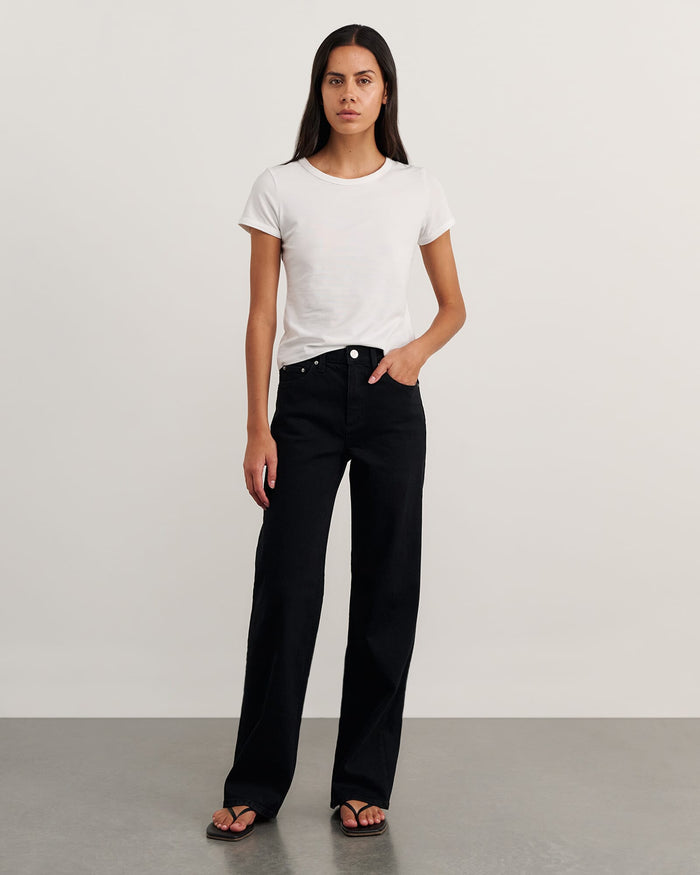 JAG billie wide leg jean black