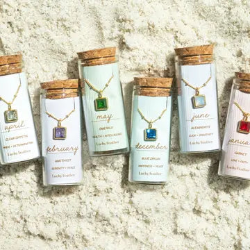 Birthstone Necklace in a Bottle