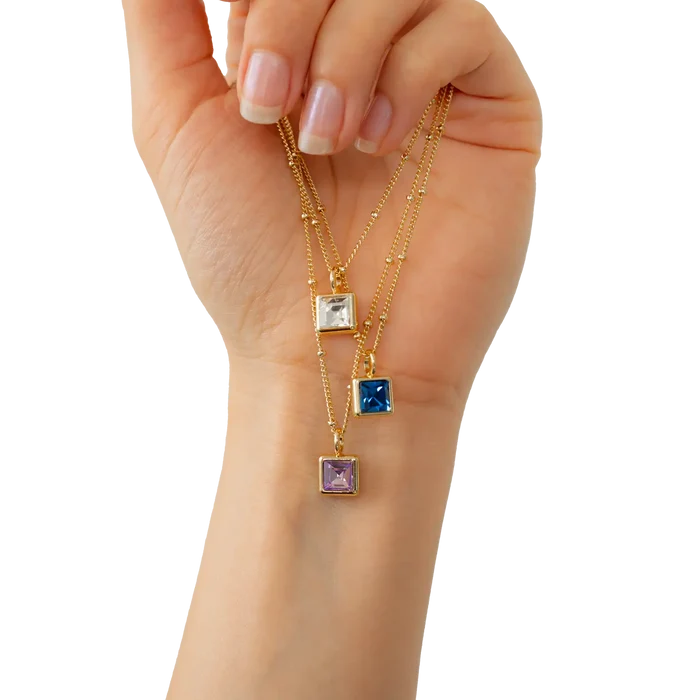 Birthstone Necklace in a Bottle