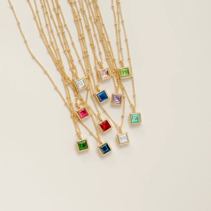 Birthstone Necklace in a Bottle