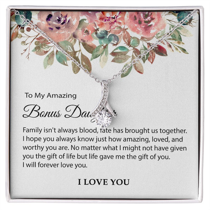 Bonus Daughter Gift, To my Bonus Daughter, Step daughter Gifts  JWSN-110740 (Custom 1512)