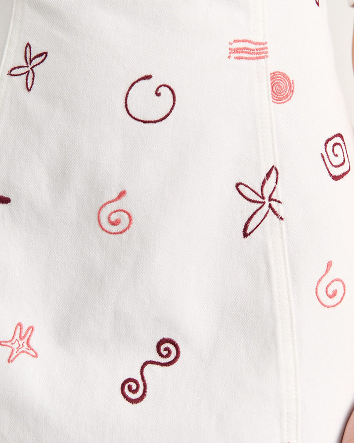 JAG bowie mini dress wineberryivory
