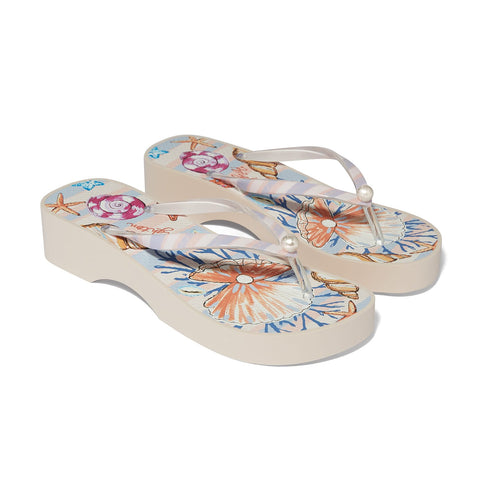 Brighton Tides Platform Flip Flops