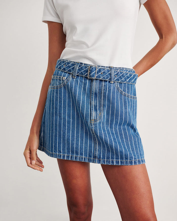 JAG carrie mini skirt bluewhite