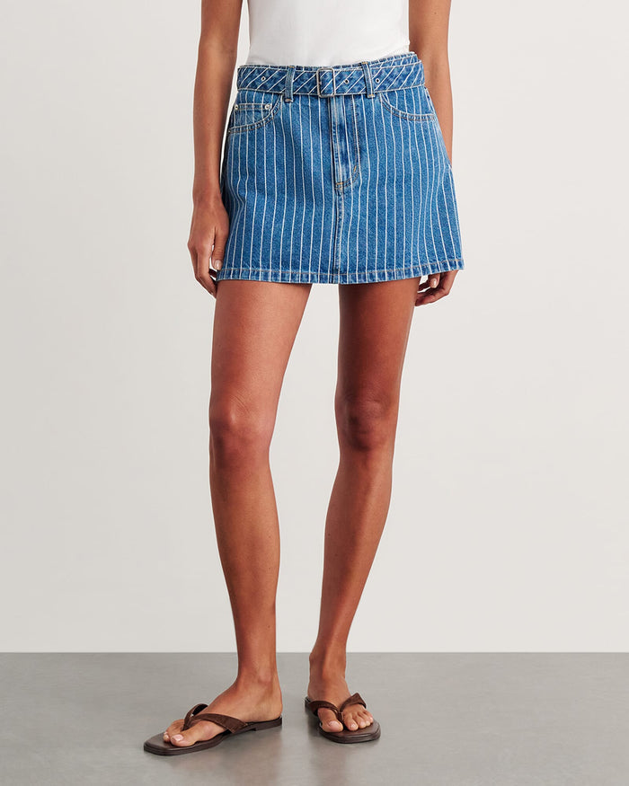 JAG carrie mini skirt bluewhite