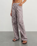 JAG carrie slouch jean leopard leopard
