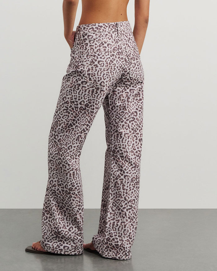 JAG carrie slouch jean leopard leopard